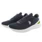 Elevated Blue Sneakers with Logo Detail