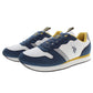 Sleek Blue Sneakers with Contrast Details