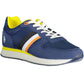 Chic Blue Contrast Lace-up Sneakers