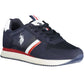 Chic Blue Lace-Up Sports Sneakers