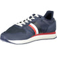 Timeless Blue Sports Sneakers with Contrasting Details