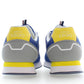 Sleek Blue Lace-Up Sports Sneakers