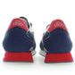 Blue Casual Sneakers with Contrasting Logo
