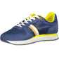 Chic Blue Contrast Lace-up Sneakers