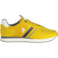 Radiant Yellow Sports Sneakers with Contrasting Details