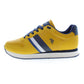 Sporty Yellow Lace-Up Sneakers