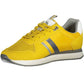 Radiant Yellow Sports Sneakers with Contrasting Details