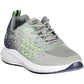 Sleek Gray Sneakers with Signature Contrast Detail