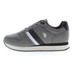 Chic Gray Sneakers with Contrasting Accents
