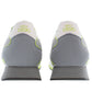 Dapper Gray Lace-Up Sports Sneakers