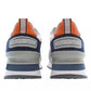 Sleek Gray Sneakers with Contrasting Details
