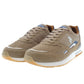 Brown Polyester Sneaker