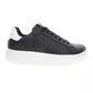 Elevated Black Lace-Up Sneakers