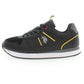 Sleek Black Lace-Up Sneakers with Logo Detail