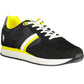 Sleek Black Laced Sports Sneakers