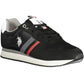 Timeless Black Lace-Up Sneakers with Logo Detail