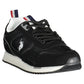 Chic Contrasting Lace-Up Sports Sneakers
