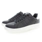 Sleek Black Sports Sneakers with Logo Detail
