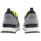 Sleek Black Sports Sneakers with Iconic Logo