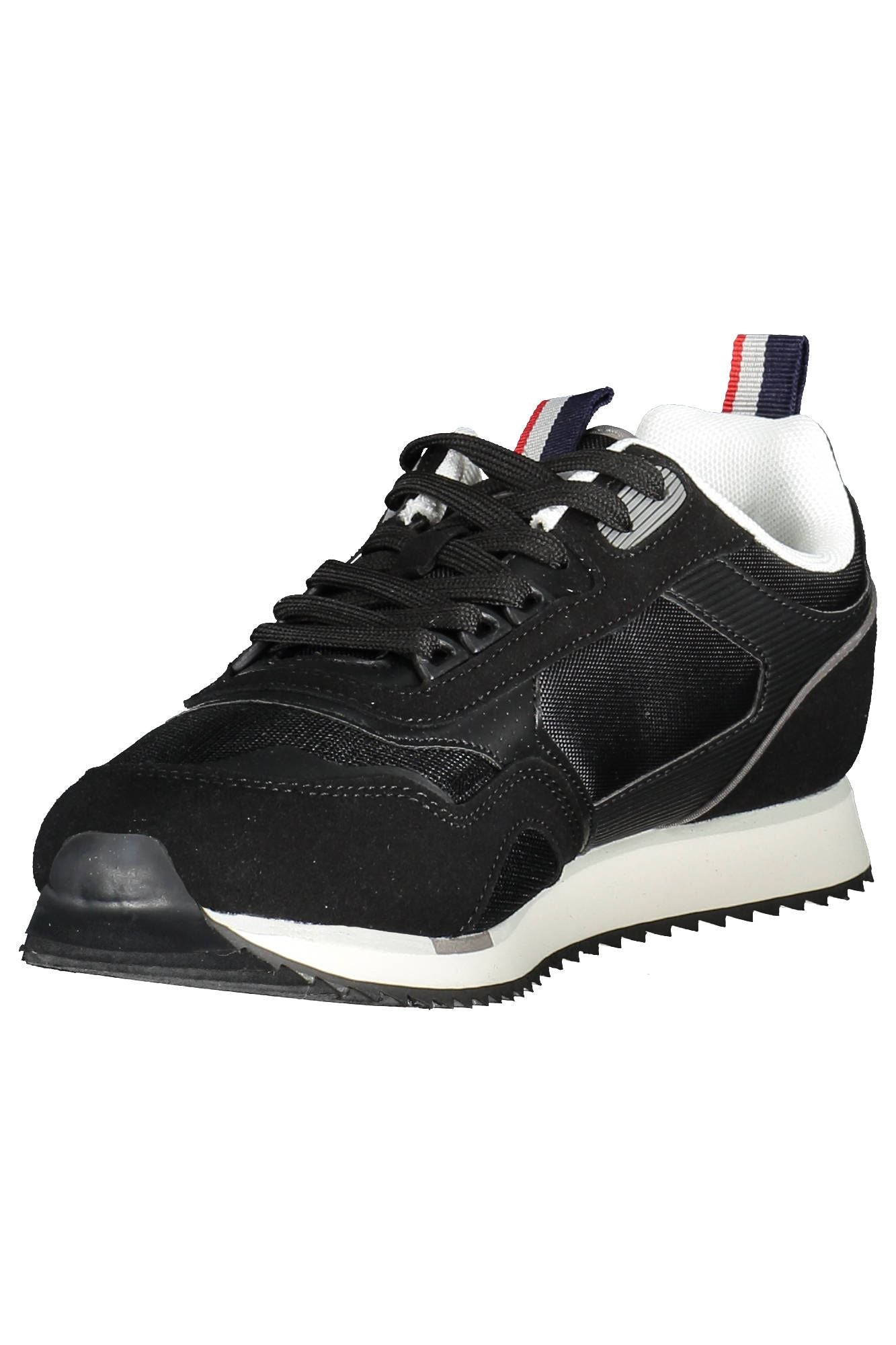 Chic Contrasting Lace-Up Sports Sneakers