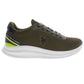 Chic Green Lace-Up Sports Sneakers