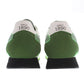 Sleek Green Sneakers with Iconic Logo Accents