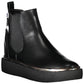 Chic Low Ankle Boot with Contrasting Details