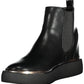 Chic Low Ankle Boot with Contrasting Details