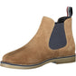 Chic Beige Ankle Boots with Contrasting Details