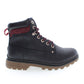 Elegant Blue High Boots with Lace Detail