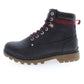 Elegant Blue High Boots with Lace Detail