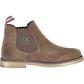 Elegant Ankle Boots with Logo Detailing