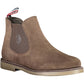 Elegant Ankle Boots with Logo Detailing