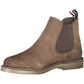 Elegant Ankle Boots with Logo Detailing