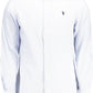 Slim Fit French Collar Embroidered Shirt