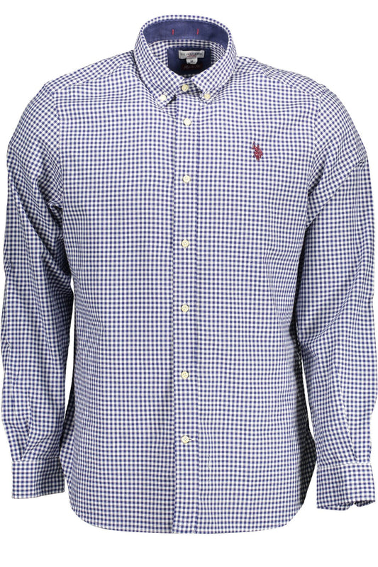 Elegant Light Blue Cotton Shirt for Men