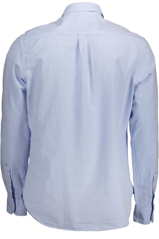 Elegant Light Blue Cotton Shirt for Men