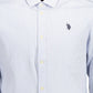 Slim Fit French Collar Embroidered Shirt