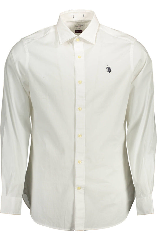 Elegant Slim Fit Long Sleeve White Shirt