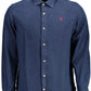 Classic Blue Long Sleeve Cotton Shirt