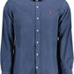 Sleek Slim Fit Long Sleeve Shirt with French Collar