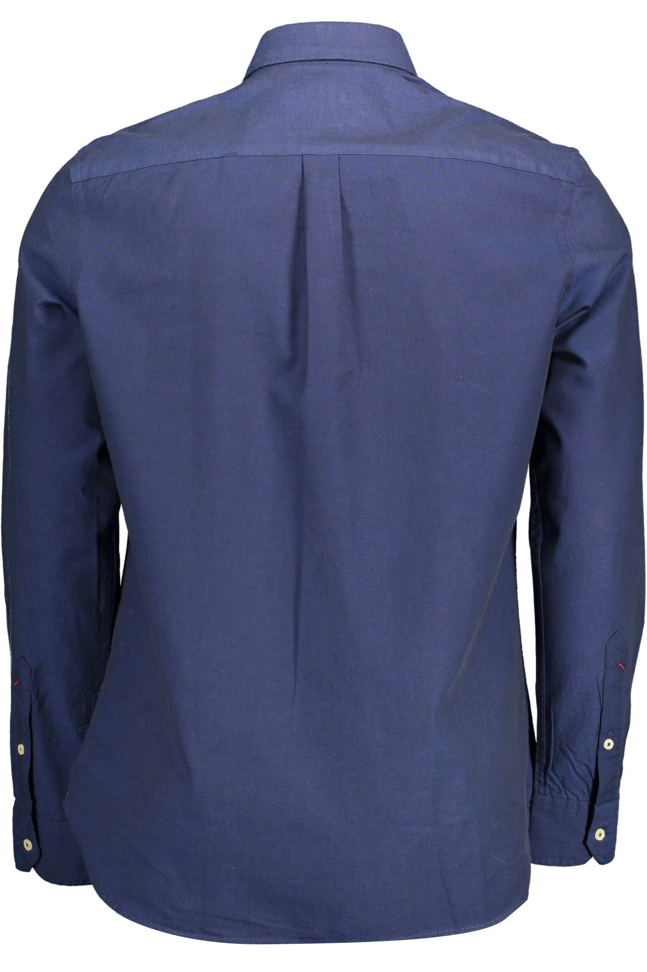 Elegant Blue Long-Sleeved Men's Shirt