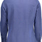 Slim Fit Cotton Dress Shirt with Embroidery
