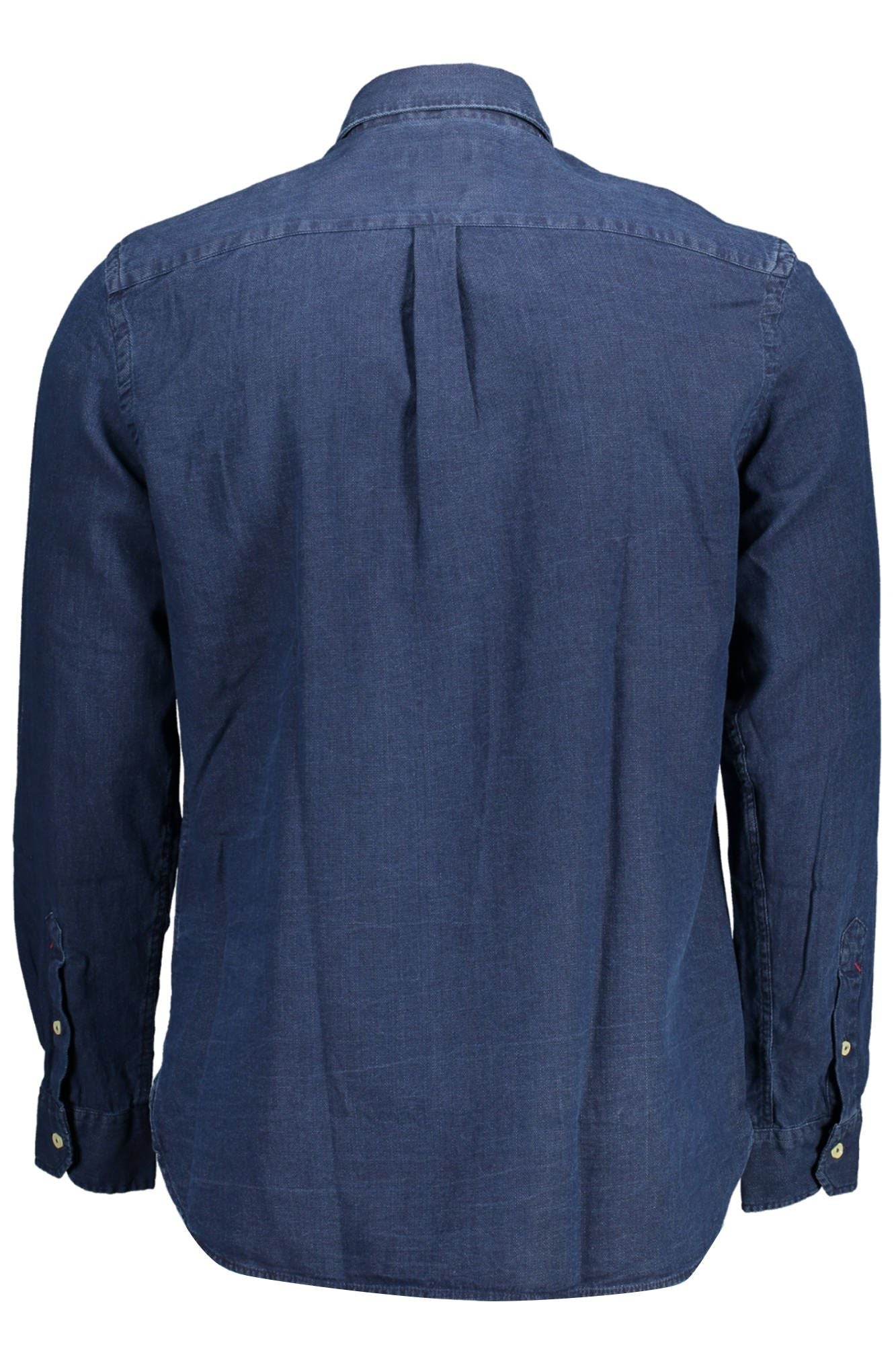 Classic Blue Long Sleeve Cotton Shirt