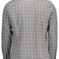 Slim Fit Button-Down Collar Shirt in Blue
