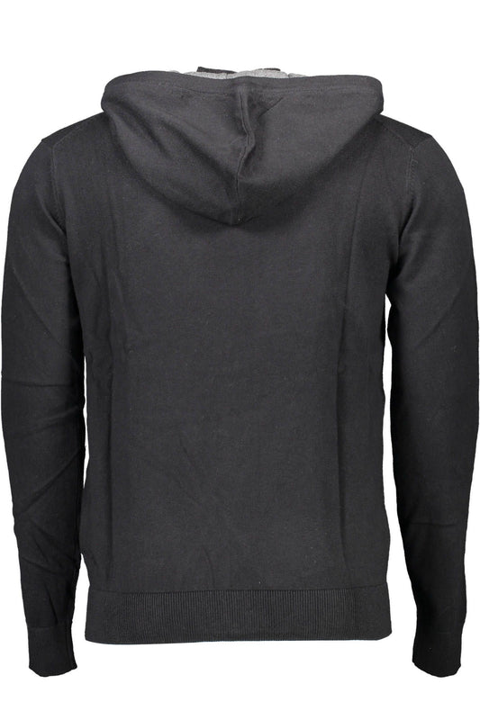 Sleek Hooded Cotton-Cashmere Zip Cardigan