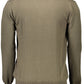 V-Neck Cotton Cashmere Cardigan in Green