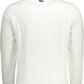 Chic White Embroidered Zip Sweatshirt