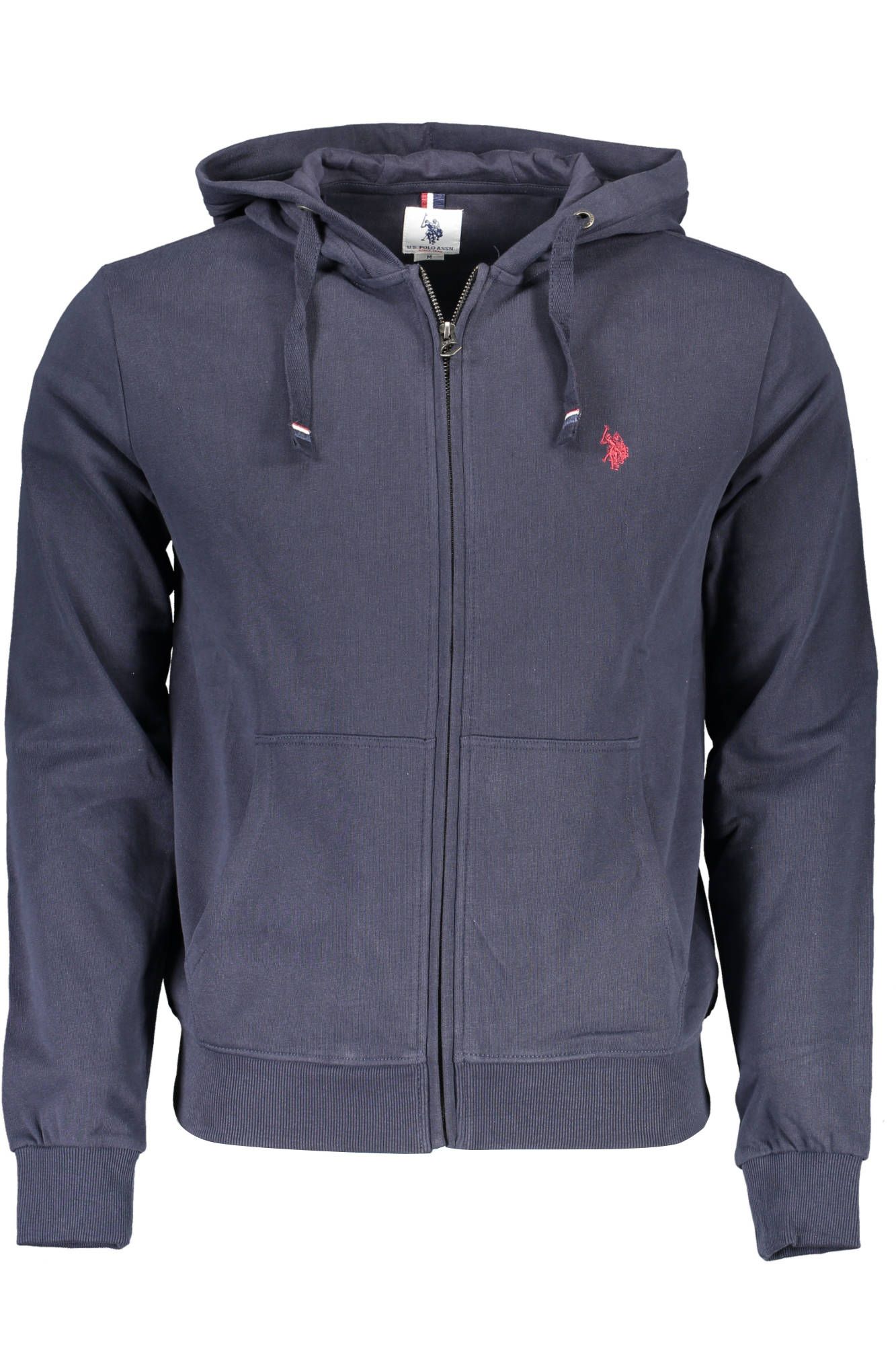 Classic Hooded Blue Sweatshirt with Zip