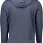 Classic Blue Hooded Sweatshirt with Logo